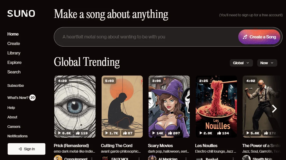 Suno:Audio-Content-Made-Effortless