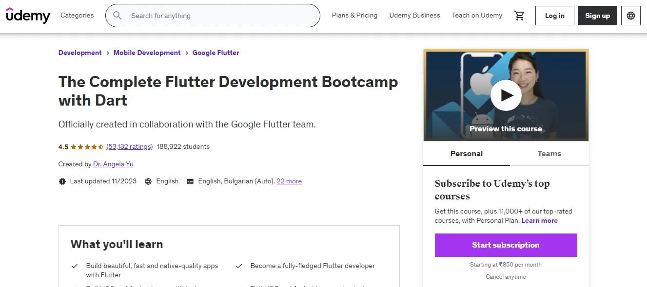Udemy-The-Complete-Flutter-Development-Bootcamp