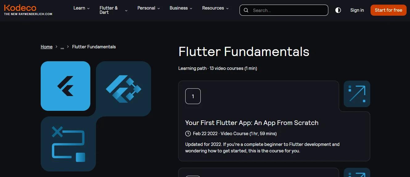 Kodeco-Flutter-Fundamentals