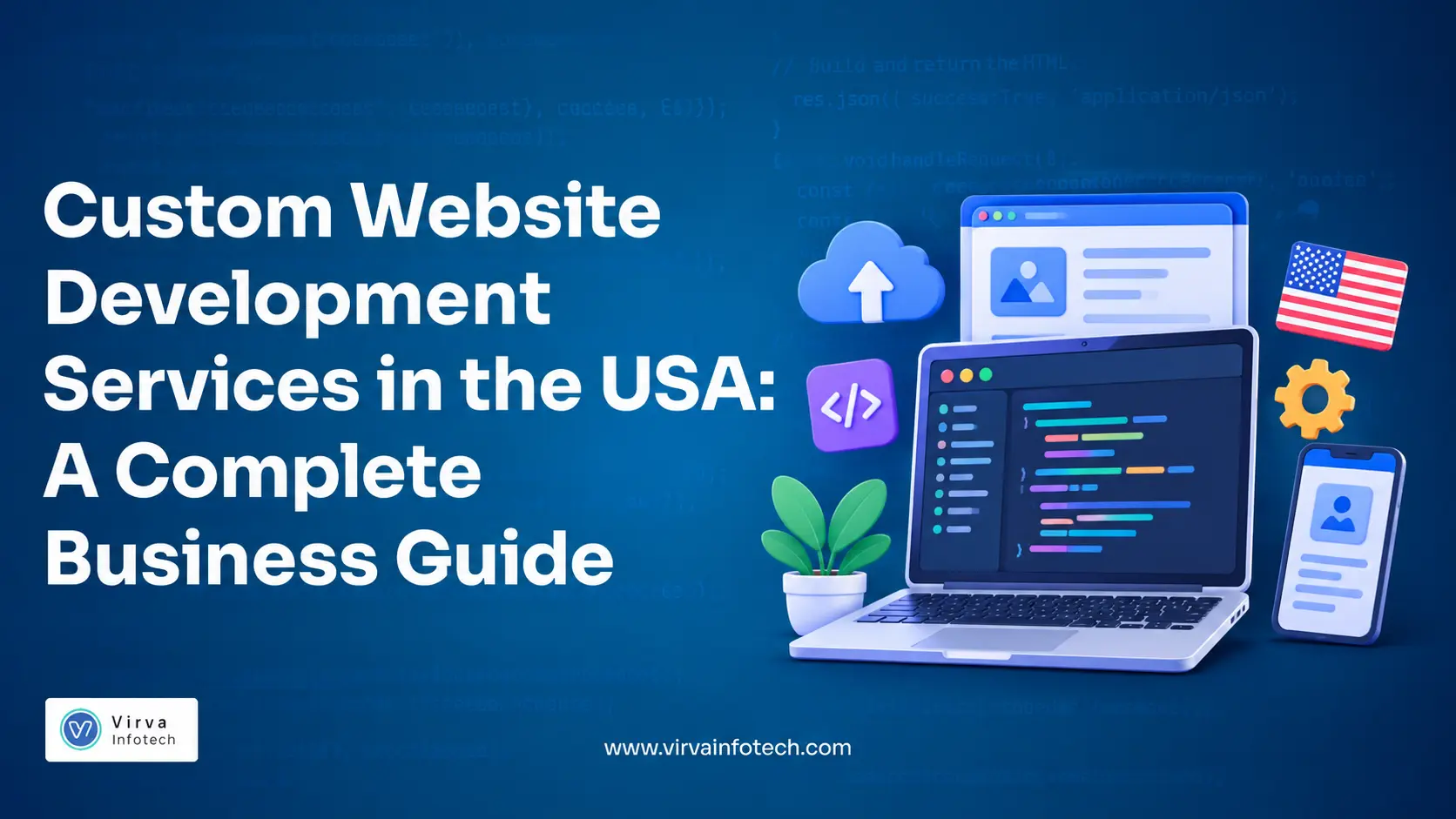 Custom Website Development Services USA: Business Guide | Virva Infotech